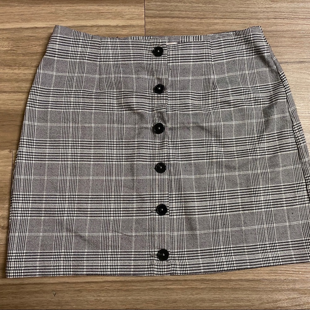 Lottie Moss Plaid Skirt